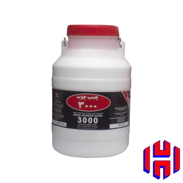Chasb3000 چسب چوب 3000 پارس دبه پلاستیكی 7 كیلویی - ایران چسب