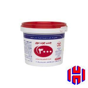 چسب چوب 3000 پارس سطل پلاستیكی 750 گرمی - ایران چسب