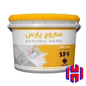 چسب کاشی SP4 ساروج پارس دبه 12/5کیلویی - ایران چسب