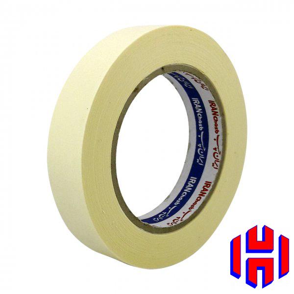 IranChasb54 نوار چسب کاغذی 54 یارد باریک ایران چسب